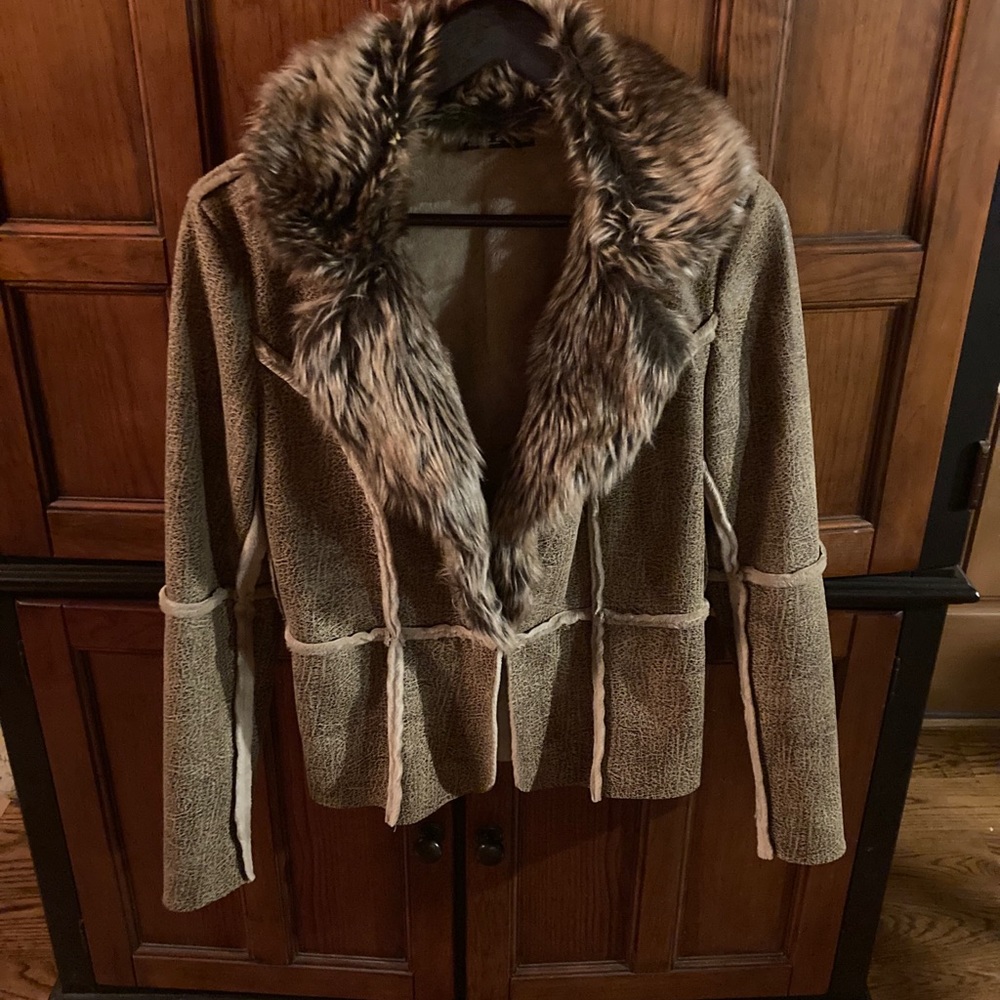 Faux Leather Jacket